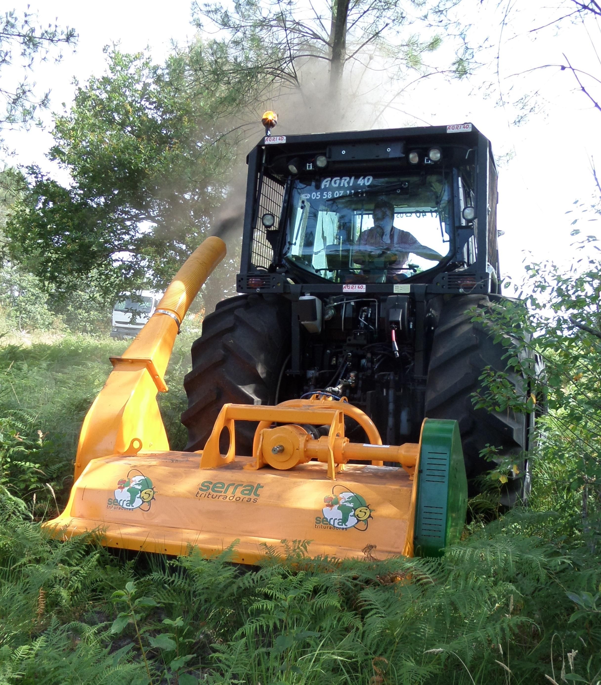Broyeur exportateur de biomasse SERRAT BIOGREEN