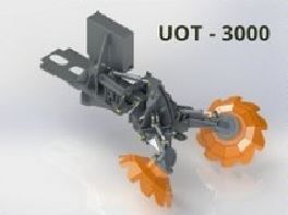 Billonneuse trancheuse hydraulique UOT pour porteur